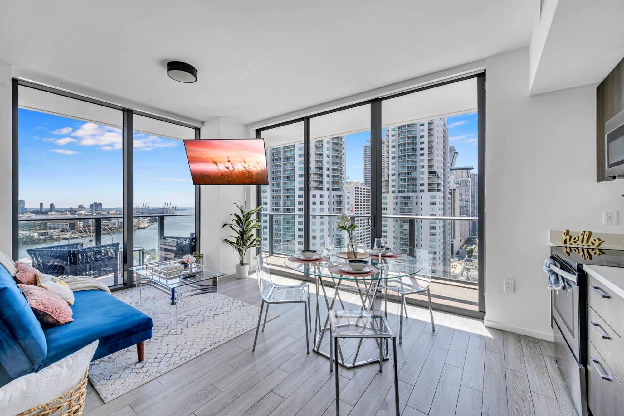 Mesmerizing Views Corner Condo Miami Esterno foto