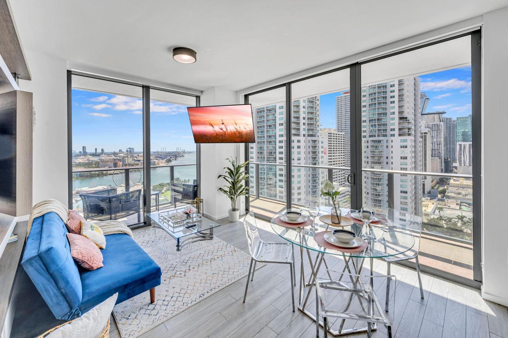 Mesmerizing Views Corner Condo Miami Esterno foto